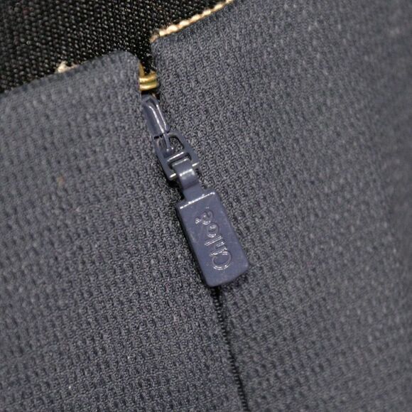 NWT Chloe Navy Blue Contrast Stitch Mini Skirt Sz 10 - Picture 6 of 7